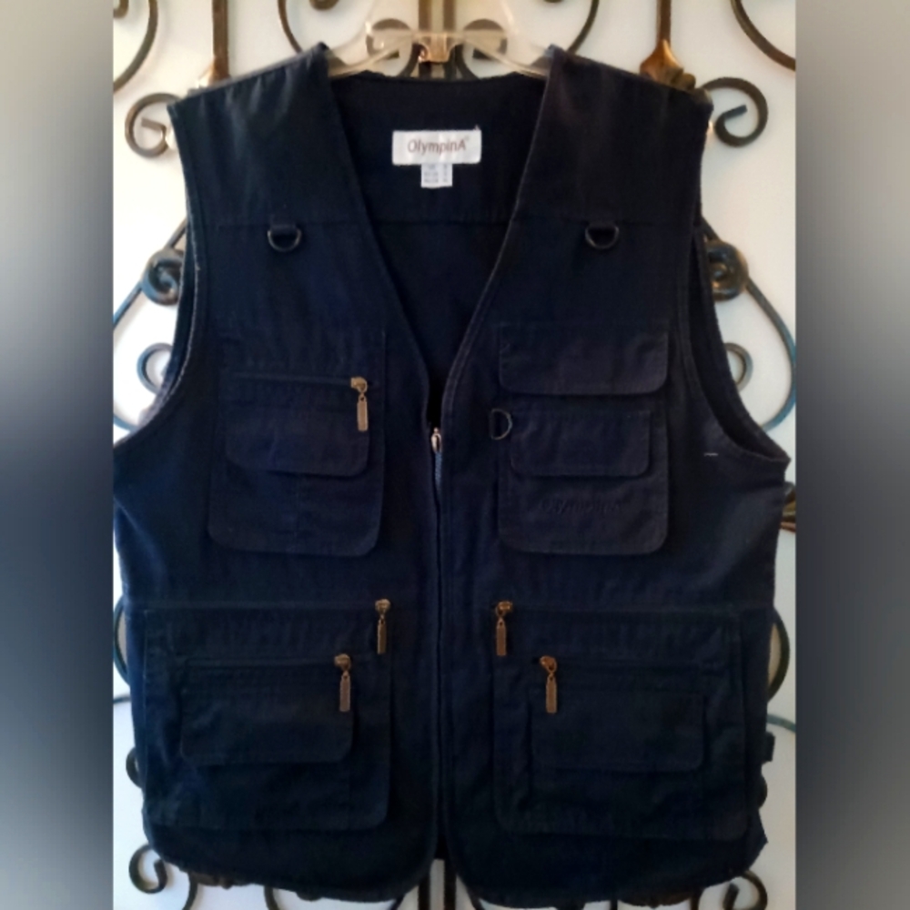 OlympinA fly fishing vest Navy Blue